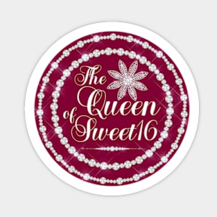 The Queen of Sweet 16 Sticker